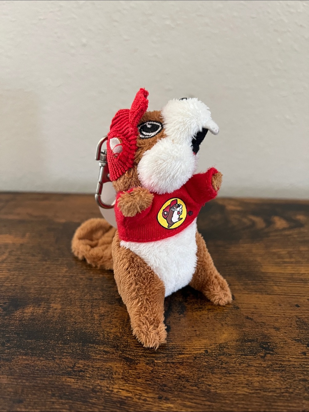 Buc-ee's Keychain Beaver Gift Plush Clip On